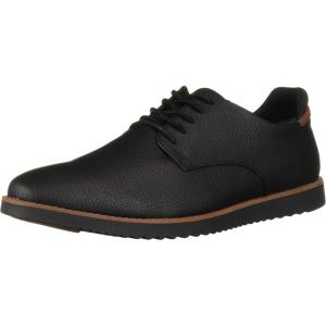 Dr. Scholl’s Shoes Men’s Sync Plain Toe Dress Casual Oxford, Black/Black Smooth, 9 US