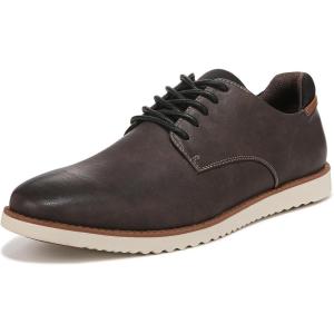 Dr. Scholl’s Shoes Men’s Sync Plain Toe Dress Casual Oxford, Dark Brown Fearless, 8.5 US