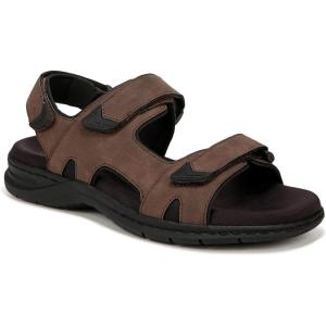 Dr. Scholl’s Work mens Granger Sandal(Dark Brown)