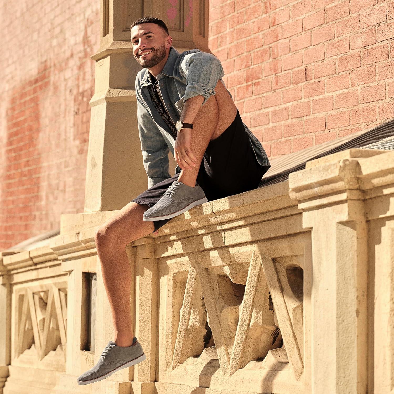 imageDr Scholls Shoes Mens Sync Knit Lace Up OxfordNavy Knit