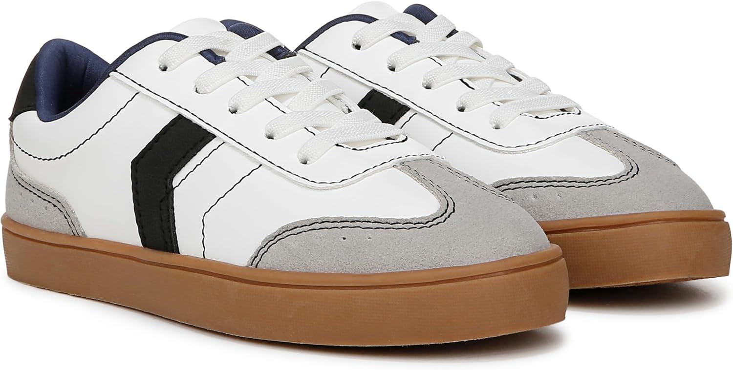 imageDr Scholls Shoes Girls Madison Play Kids SneakerWhite Grey Smooth