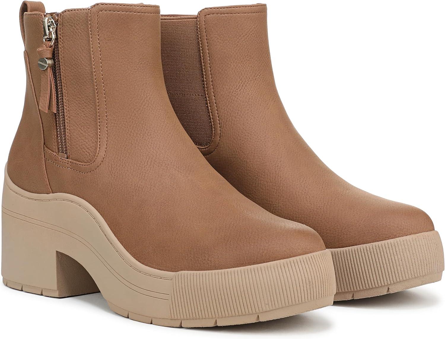 imageDr Scholls Shoes womens Time Off Up ZipHoney Brown