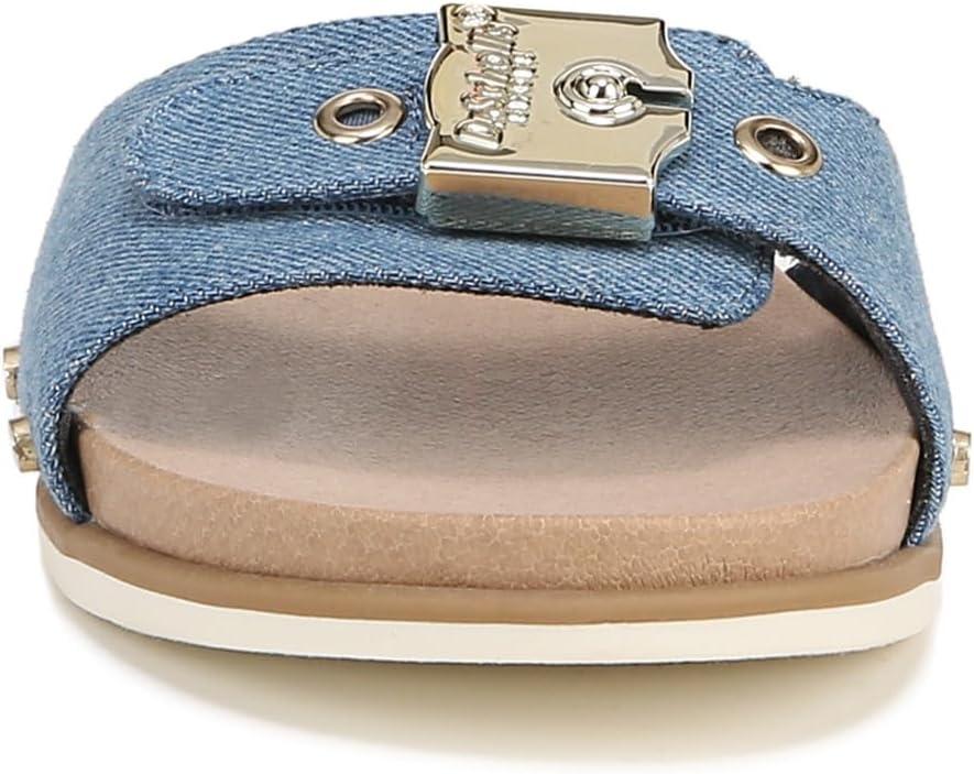 imageDr Scholls Shoes womens Nice Iconic Flat SandalBlue Denim