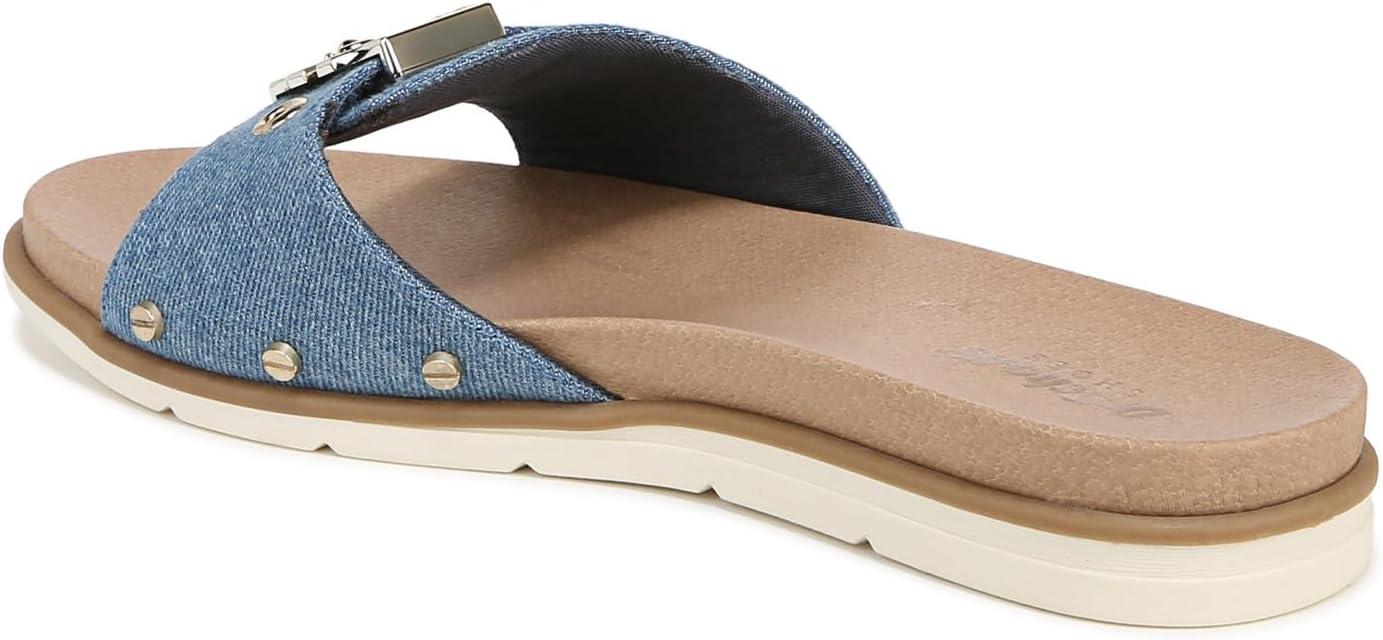 imageDr Scholls Shoes womens Nice Iconic Flat SandalBlue Denim