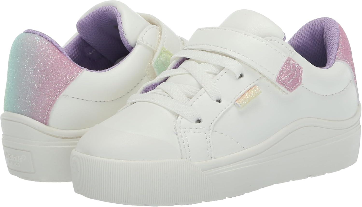imageDr Scholls Shoes BabyBoys Time Off Toddler SneakerWhitePurple