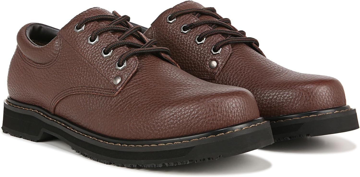 imageDr Scholls Shoes Mens Harrington II Slip Resistant Work OxfordBrown