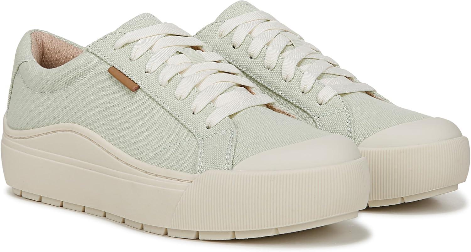 imageDr Scholls Shoes Womens Time Off SneakerAloe Green Fabric