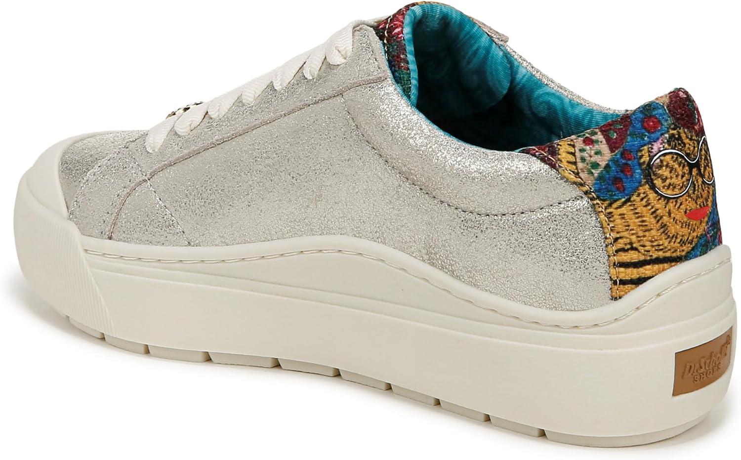 imageDr Scholls Shoes Womens Time Off SneakerChampagne Leather