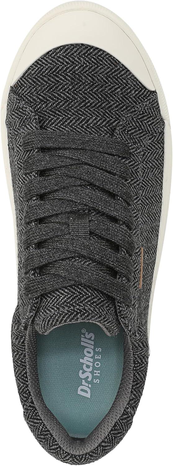 imageDr Scholls Shoes Womens Time Off SneakerCharcoal Grey Herringbone