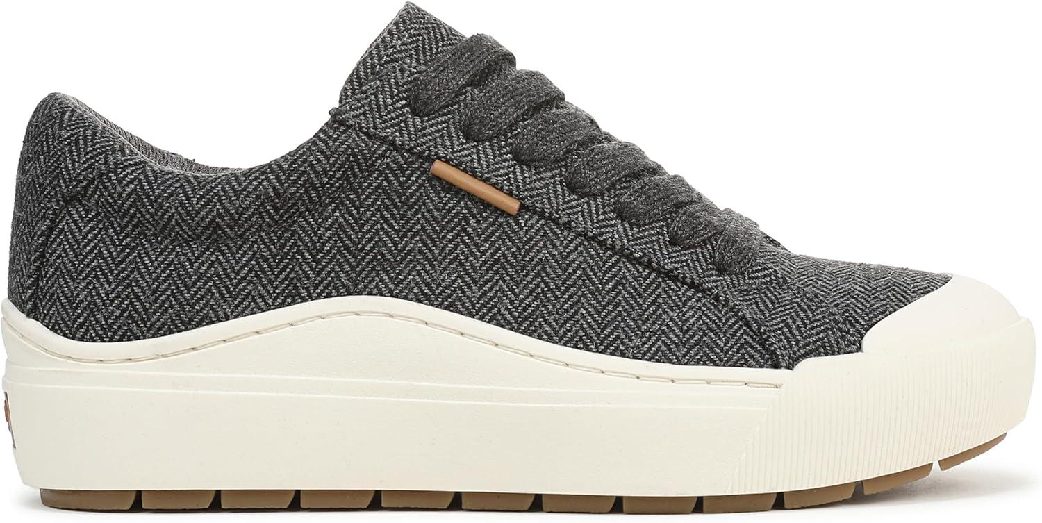 imageDr Scholls Shoes Womens Time Off SneakerCharcoal Grey Herringbone