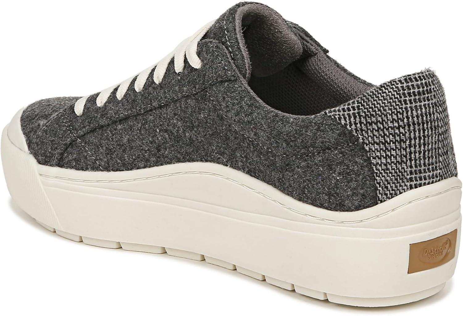 imageDr Scholls Shoes Womens Time Off SneakerCharcoal Wool Fabric