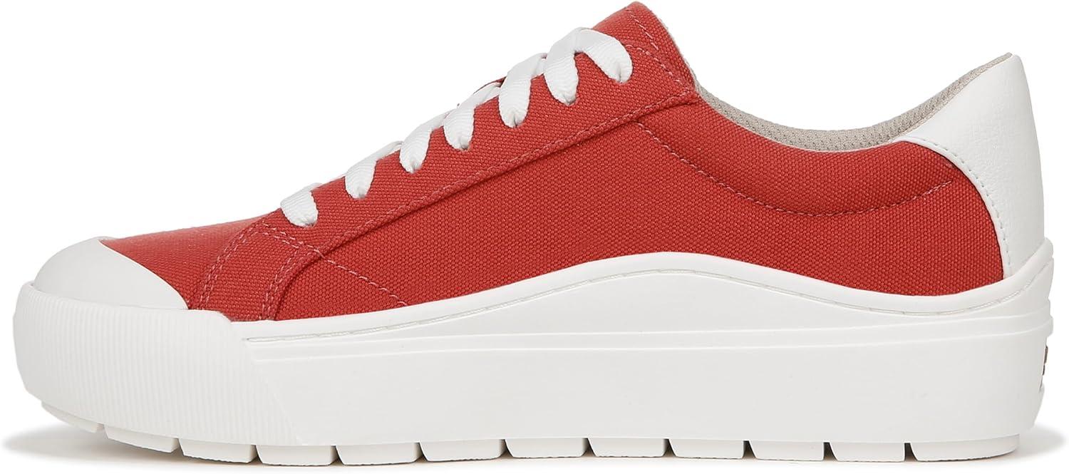 imageDr Scholls Shoes Womens Time Off SneakerHeritage Red Canvas