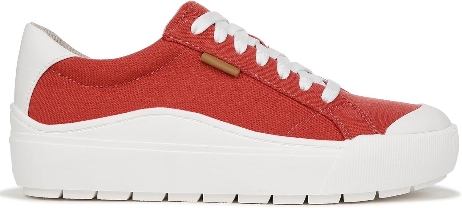 imageDr Scholls Shoes Womens Time Off SneakerHeritage Red Canvas