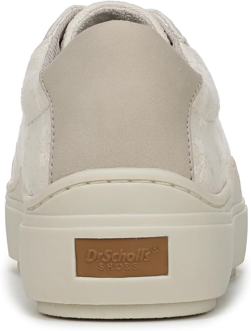 imageDr Scholls Shoes Womens Time Off SneakerOff White Floral Fabric
