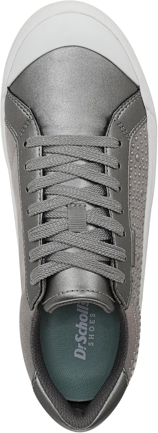 imageDr Scholls Shoes Womens Time Off SneakerPewter Metallic Pearls