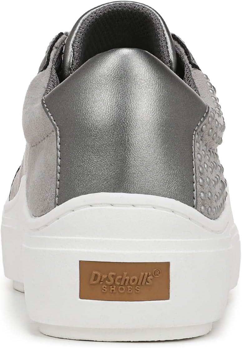 imageDr Scholls Shoes Womens Time Off SneakerPewter Metallic Pearls