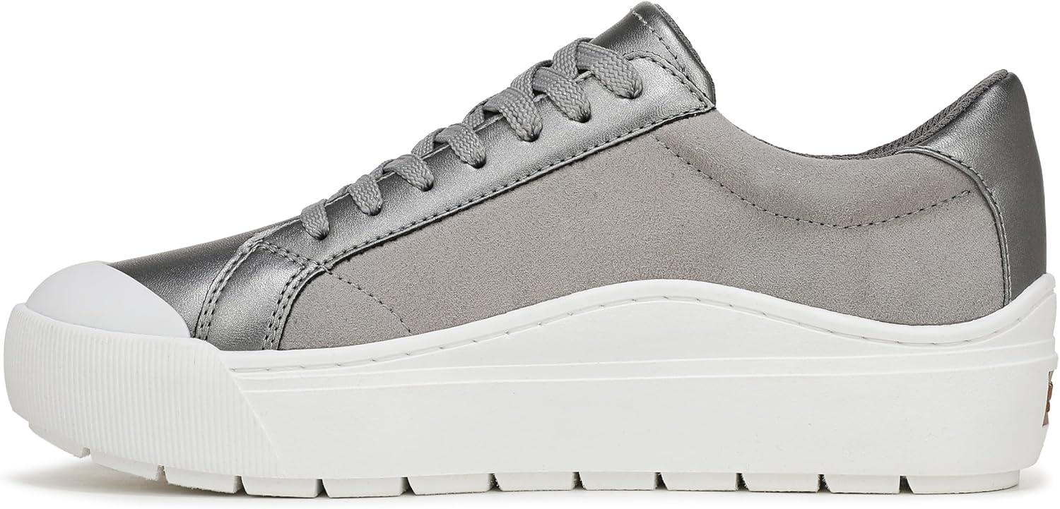 imageDr Scholls Shoes Womens Time Off SneakerPewter Metallic Pearls