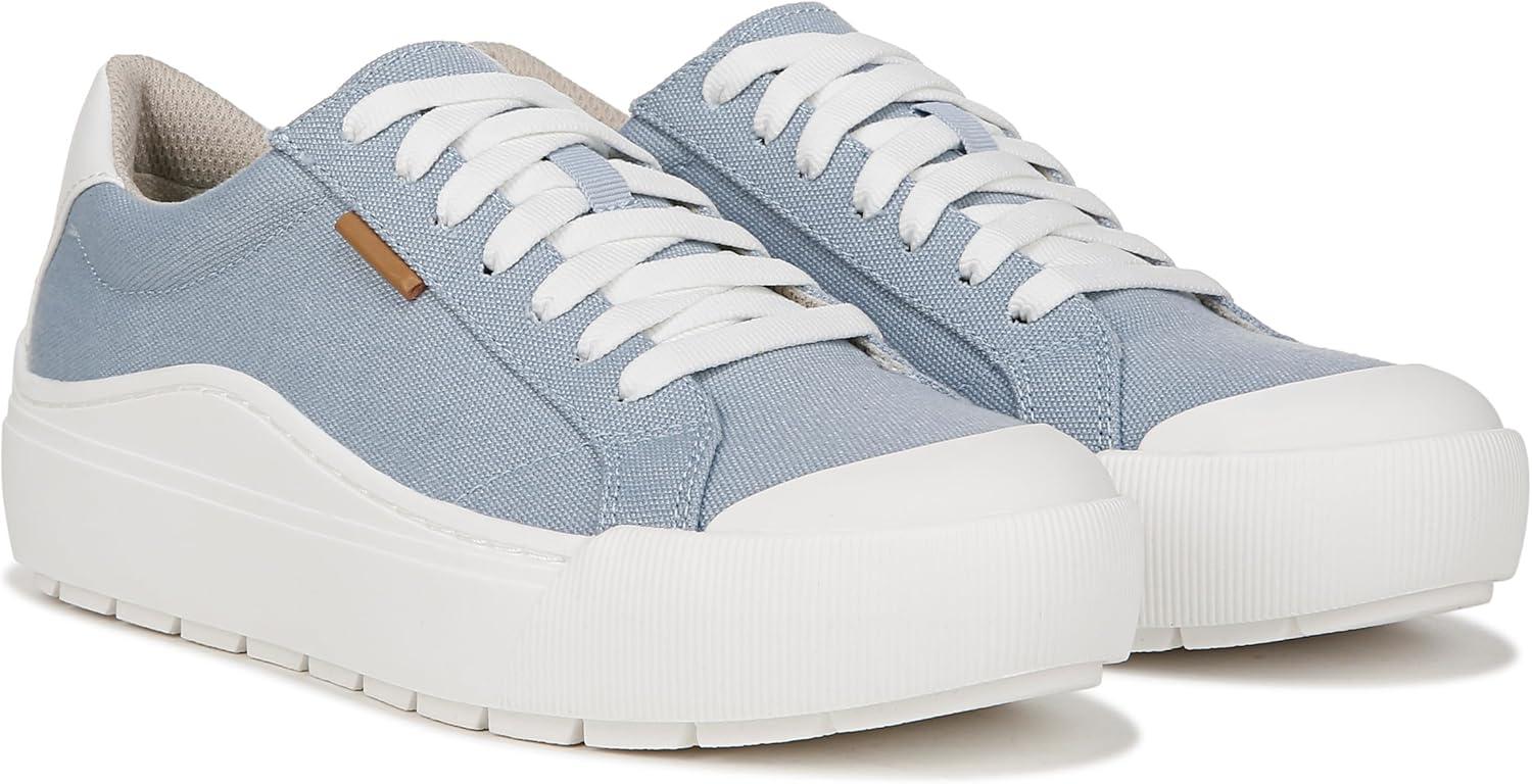 imageDr Scholls Shoes Womens Time Off SneakerSummer Blue Canvas