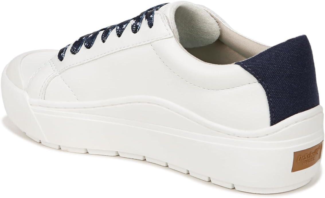 imageDr Scholls Shoes Womens Time Off SneakerWhiteBlueRed