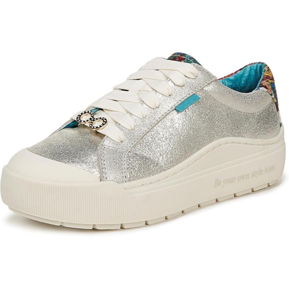 imageDr Scholls Shoes Womens Time Off SneakerChampagne Leather