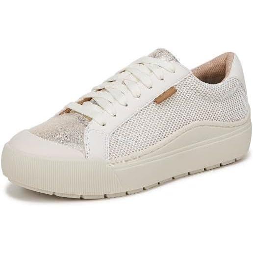 imageDr Scholls Shoes Womens Time Off SneakerOff WhiteGold Smooth