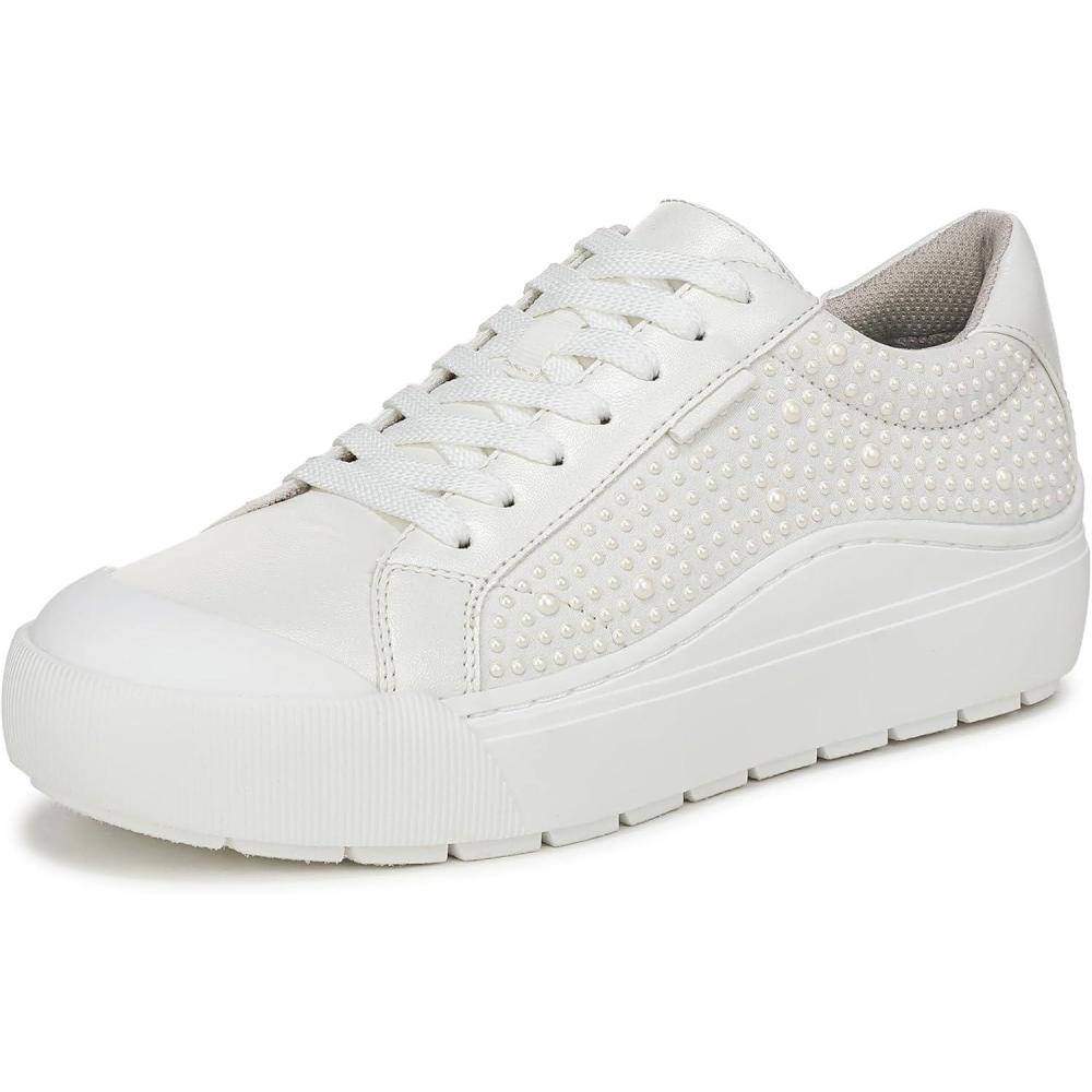 imageDr Scholls Shoes Womens Time Off SneakerWhite Pearls