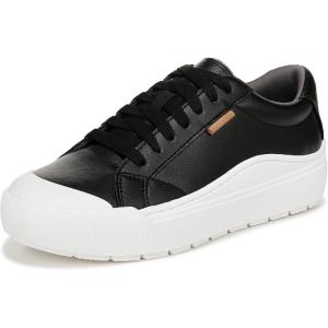 Dr. Scholl’s Shoes Womens Time Off Sneaker(Black Smooth)