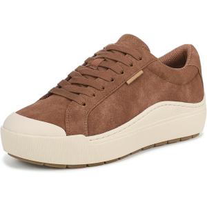 Dr. Scholl’s Shoes Womens Time Off Sneaker(Dark Honey Brown)
