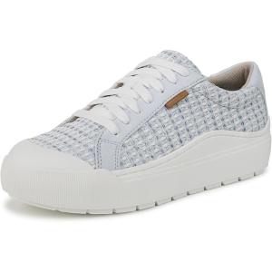 Dr. Scholl’s Shoes Womens Time Off Sneaker(Powder Blue Fabric)