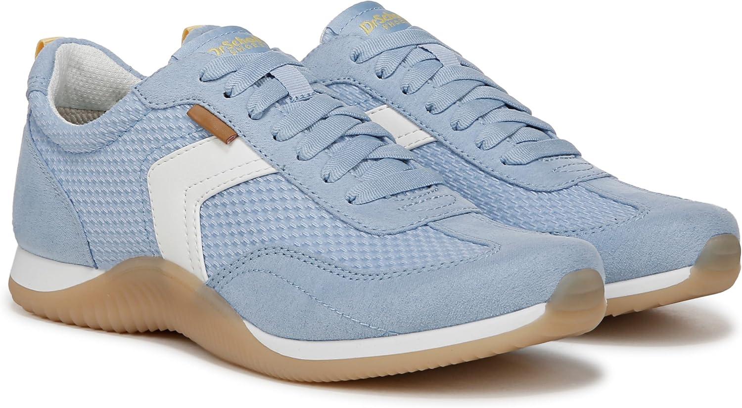 imageDr Scholls Shoes Womens Good Ol Days SneakerBlue Sky Fabric