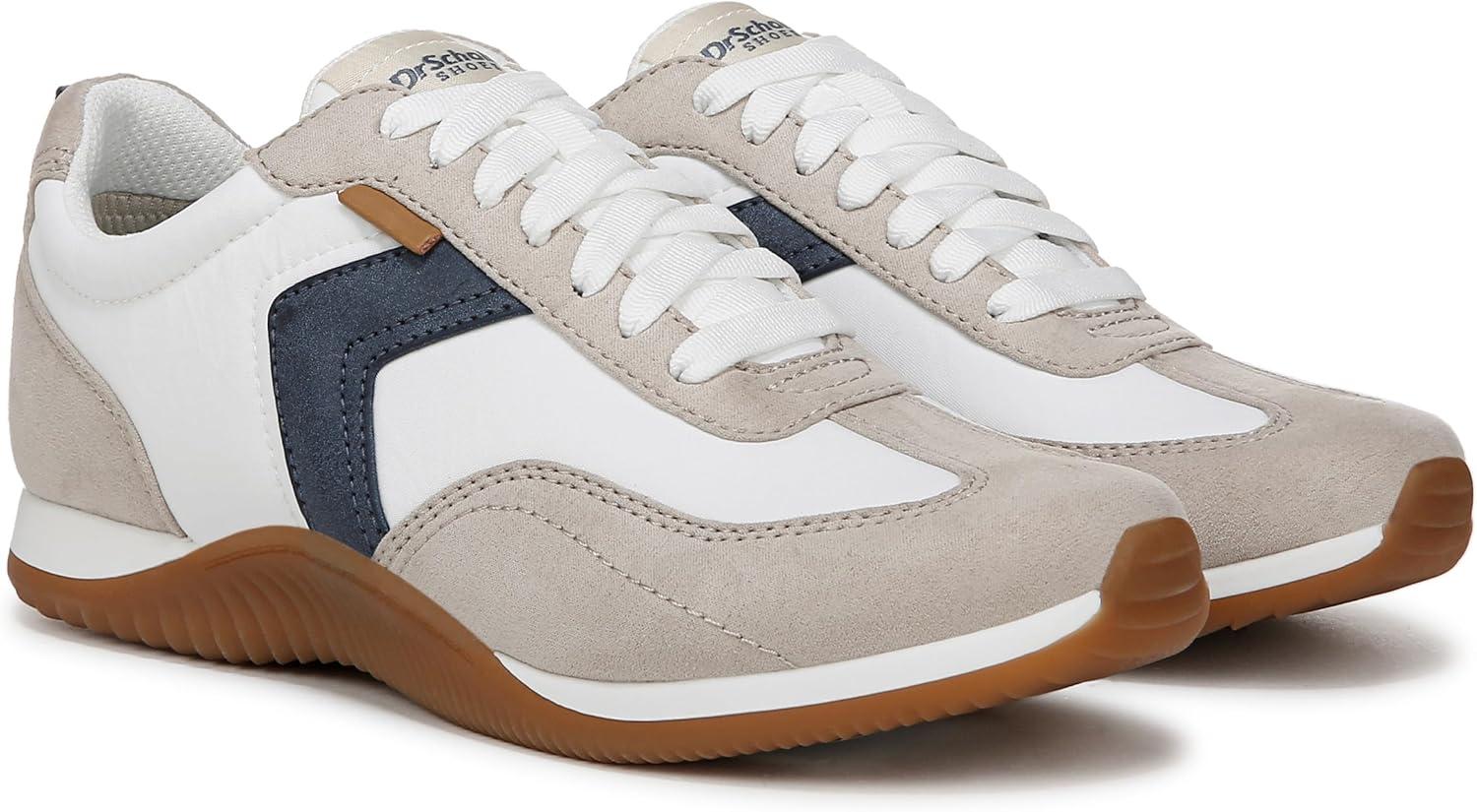 imageDr Scholls Shoes Womens Good Ol Days SneakerOyster White Fabric