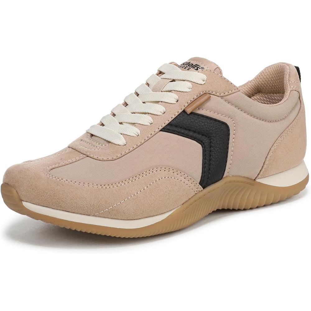 imageDr Scholls Shoes Womens Good Ol Days SneakerSand BeigeBlack