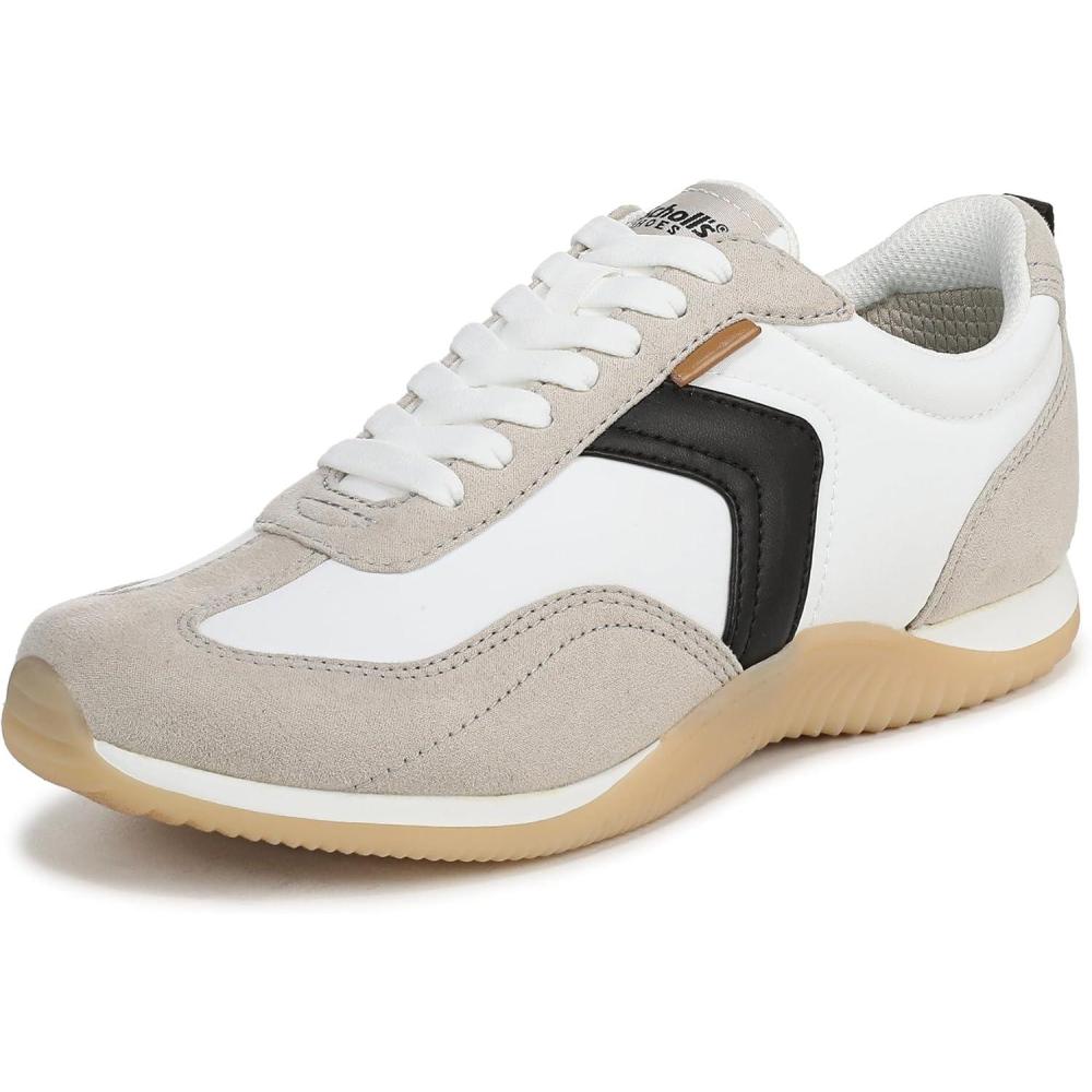 imageDr Scholls Shoes Womens Good Ol Days SneakerWhiteBlackGrey