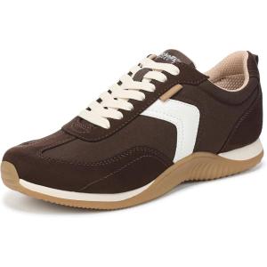 Dr. Scholl’s Shoes Women’s Good Ol Days Sneaker(Dark Umber Brown)