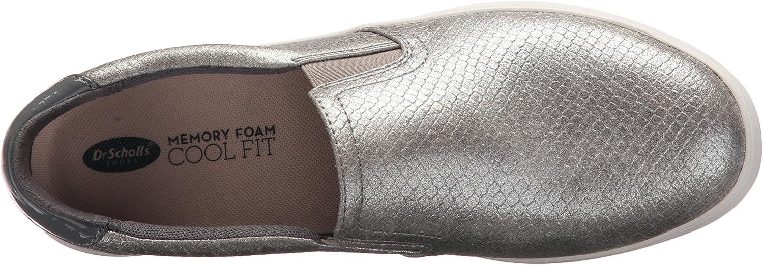 imageDr Scholls Work Womens Plaid FabricGrey Pearlized Embossed Snake Print