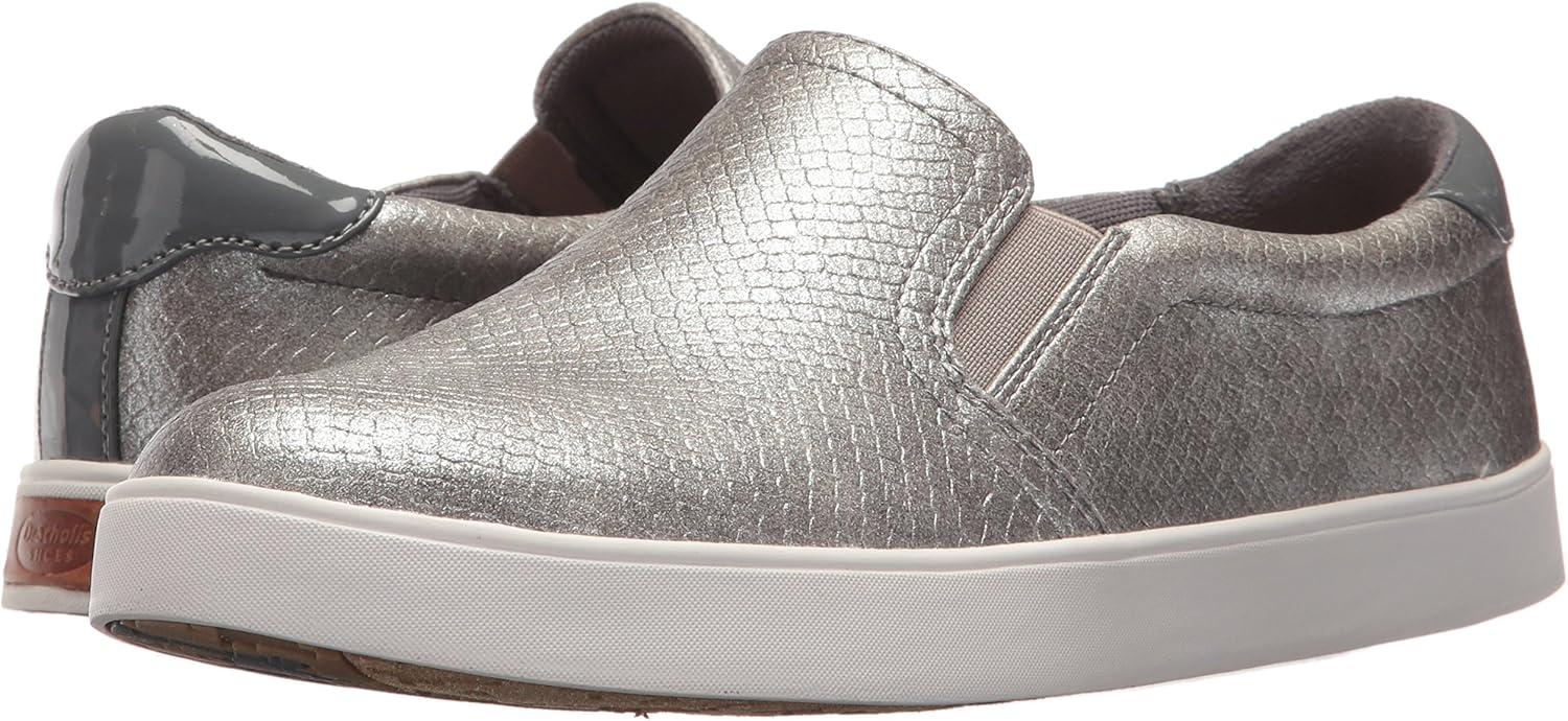 imageDr Scholls Work Womens Plaid FabricGrey Pearlized Embossed Snake Print
