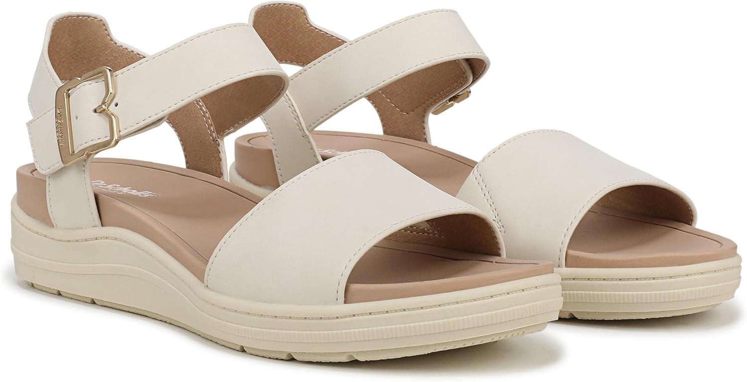 imageDr Scholls Shoes Womens Time Off Sky SandalWhitecap Smooth