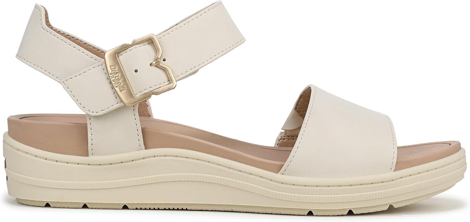 imageDr Scholls Shoes Womens Time Off Sky SandalWhitecap Smooth