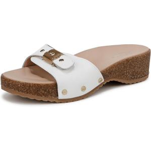 Dr. Scholl’s womens Original Flex(White Leather)