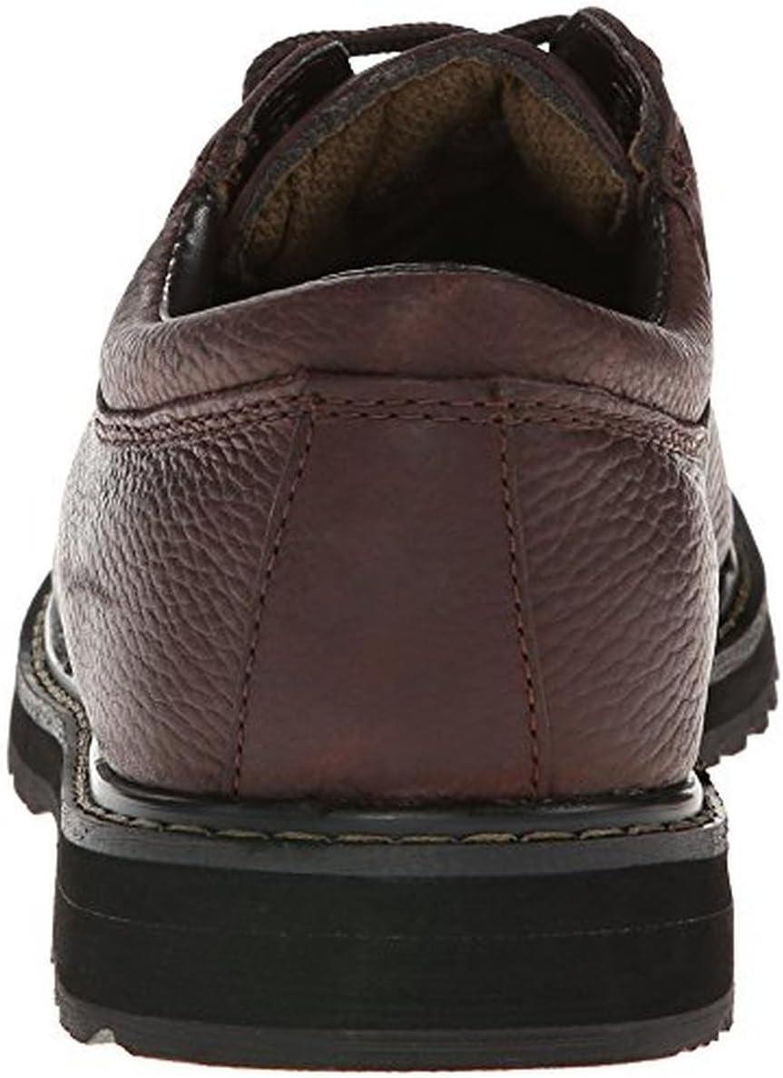imageDr Scholls Shoes Mens Harrington II Slip Resistant Work OxfordBrown Leather