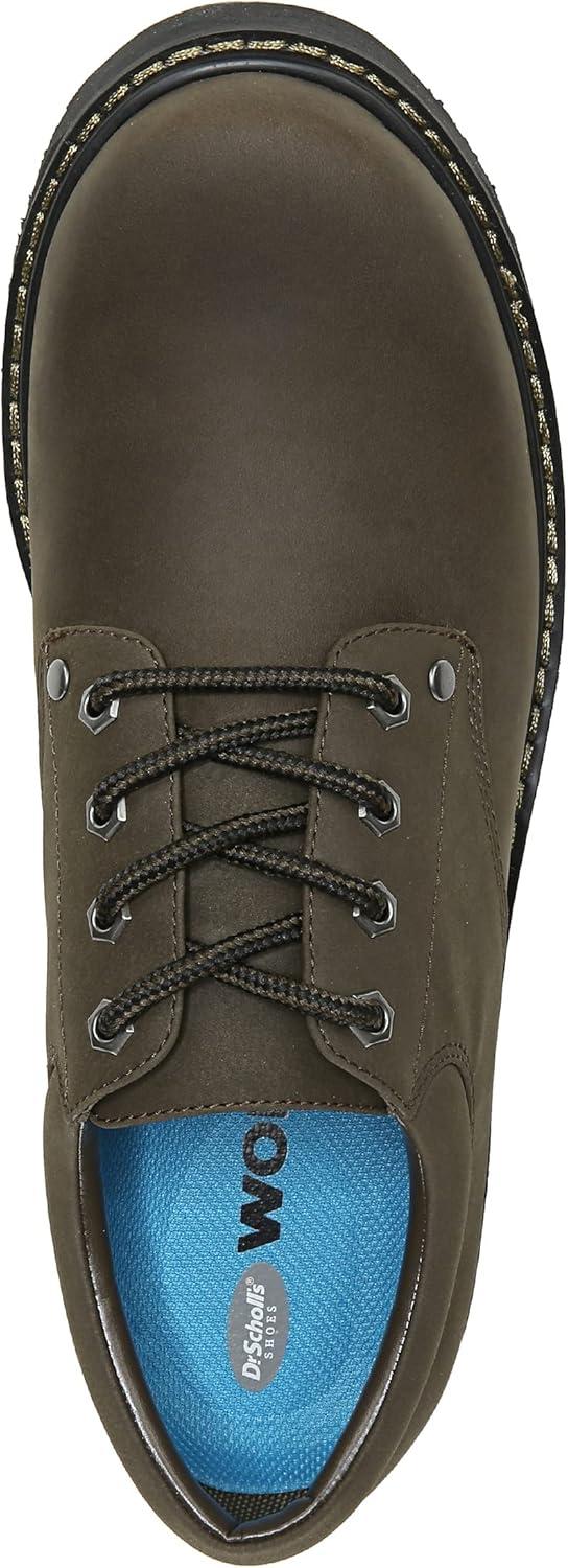 imageDr Scholls Shoes Mens Harrington II Slip Resistant Work OxfordBrown Leather