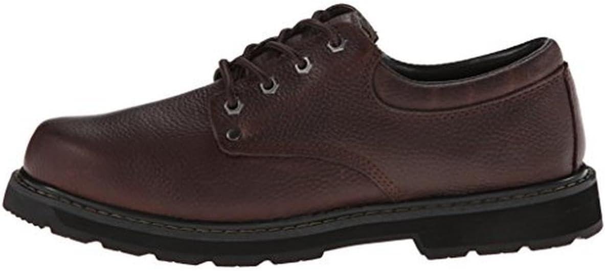 imageDr Scholls Shoes Mens Harrington II Slip Resistant Work OxfordBrown Leather