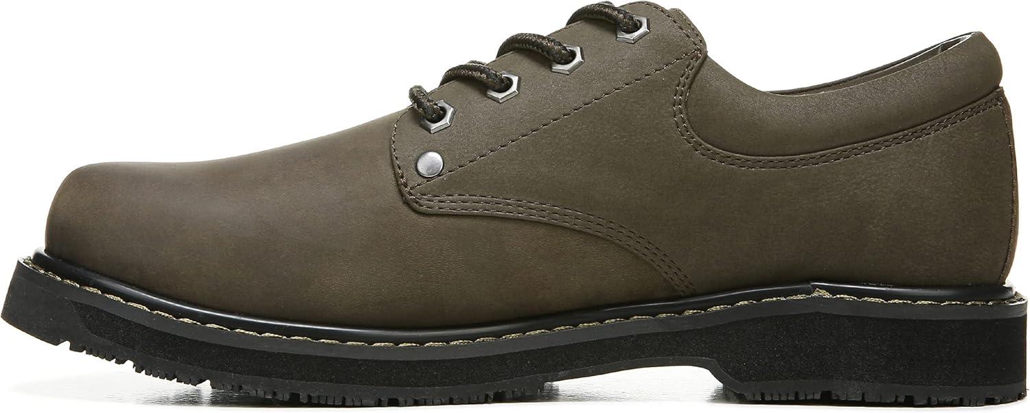 imageDr Scholls Shoes Mens Harrington II Slip Resistant Work OxfordBrown Leather