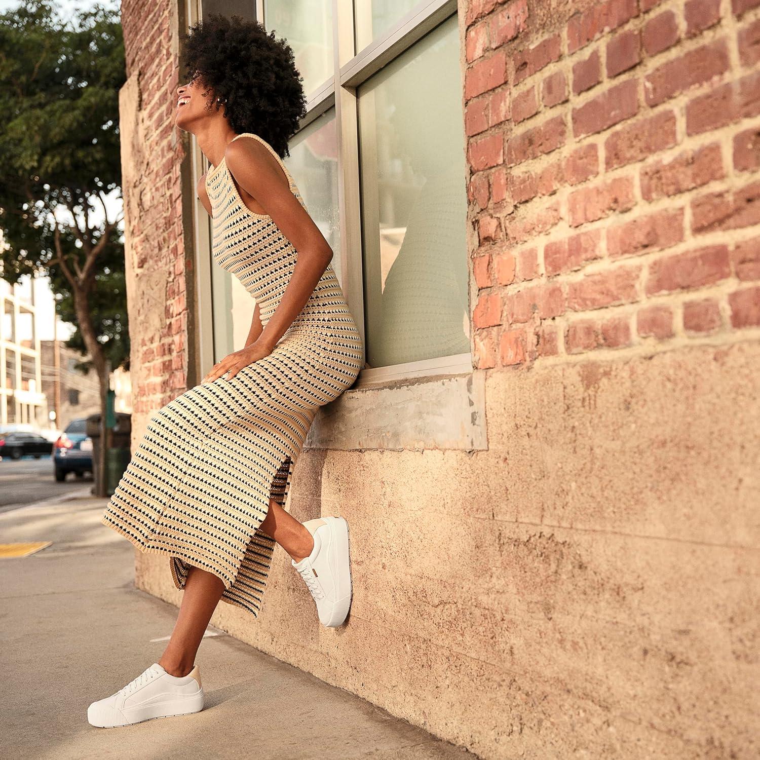 imageDr Scholls Womens Time Off Max Platform SneakerOffwhite