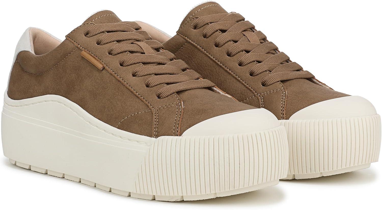 imageDr Scholls Womens Time Off Max Platform SneakerToasted Taupe Brown