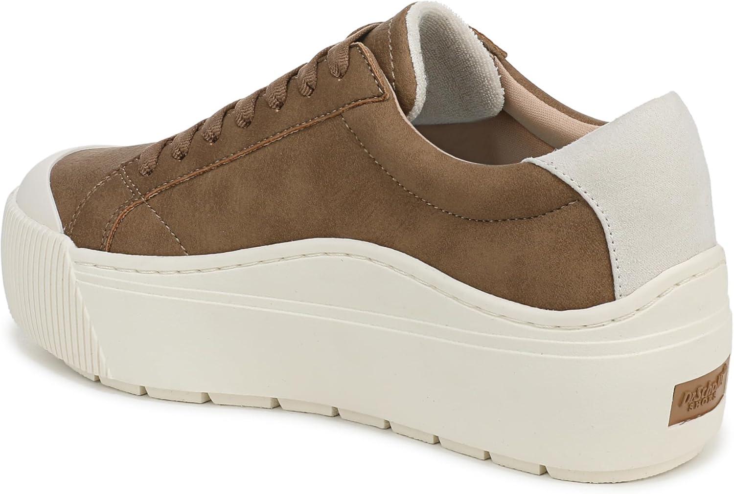 imageDr Scholls Womens Time Off Max Platform SneakerToasted Taupe Brown