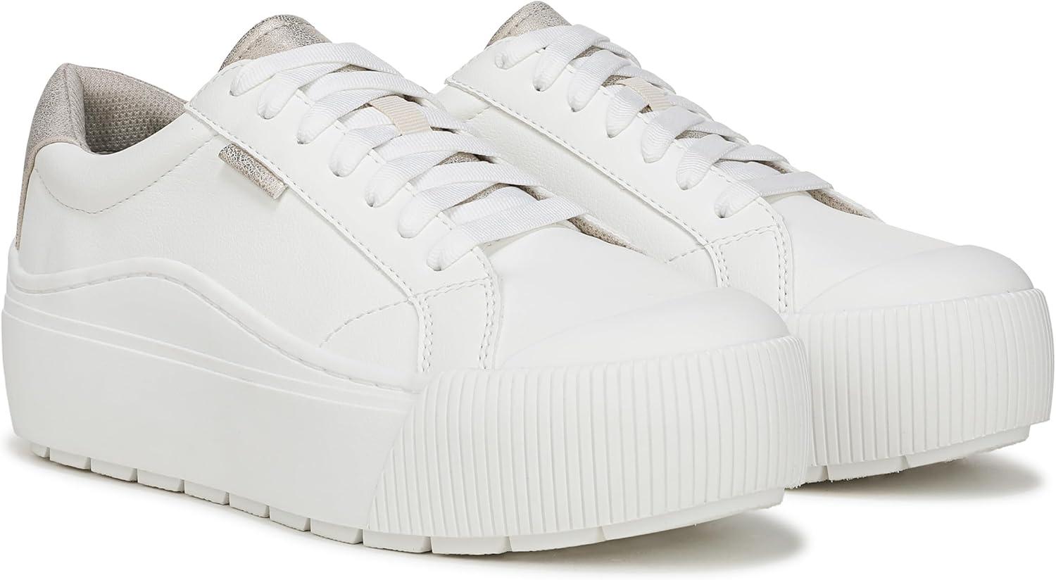 imageDr Scholls Womens Time Off Max Platform SneakerWhite Gold