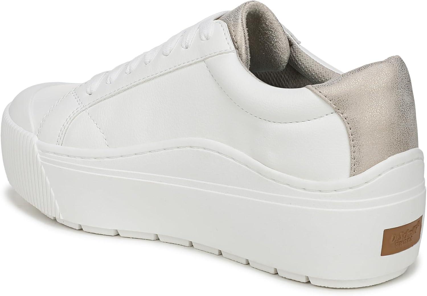 imageDr Scholls Womens Time Off Max Platform SneakerWhite Gold