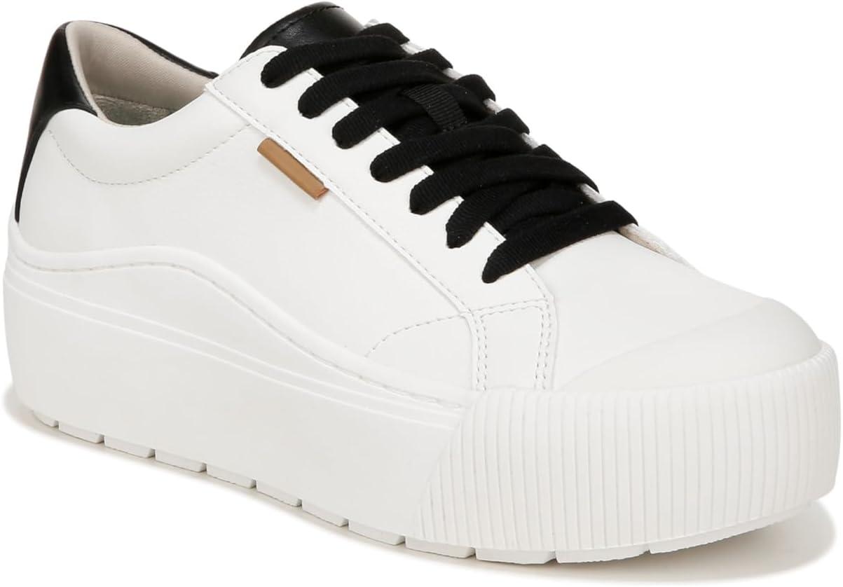 imageDr Scholls Womens Time Off Max Platform SneakerWhiteBlack Smooth