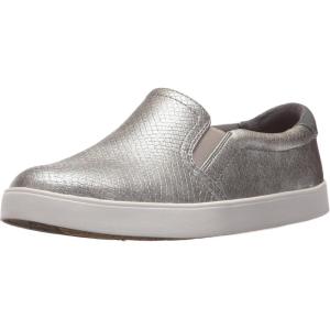 Dr. Scholl’s Women’s Madison Sneaker(Grey Pearlized Embossed Snake Print)